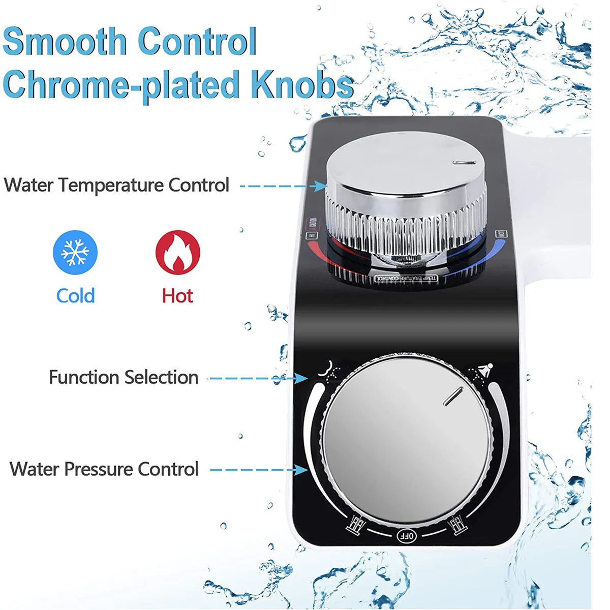 Bidé para Inodoro con Agua Fría y Caliente