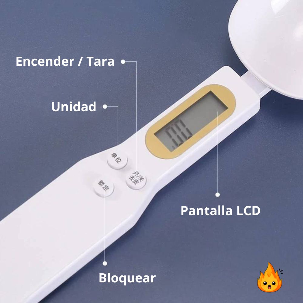 Cuchara Báscula Digital de Precisión